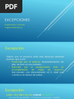 Excepciones ManejoCursos