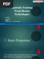 Aptitude Training From Besant Technologies