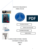 Penuntun Praktikum Fisika Dasar: Fluida Statis