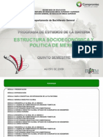 Estructura Socioeconómica y Política de México