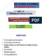 Advanced Nursing Practice: M.SC Degree Course in Nursing