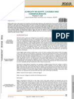 Article: Water Scarcity in Egypt: Causes and Consequences