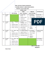 Jadwal Tenaga Kesehatan SIJAMBU 2023