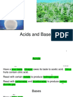 Lecture 14 Acids and Bases