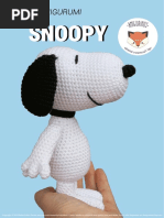 Snoopy Woodstock Amigurumi Crochet Pattern