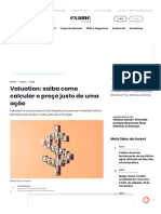 O Que É Valuation - Saiba Como Calcular o Preço Justo de Uma Ação