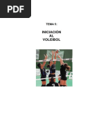 Tema 5 - Iniciación Al Voleibol