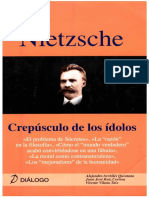 Nietzsche: Crepúsculo de Los Ídolos