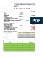 Universidad Privada Del Norte: BALANCE GENERAL AL 01-01-2019