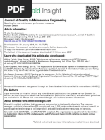 1999 Dwight Searching For Real Maintenance Performance Measures