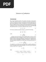 Resistors in Combination