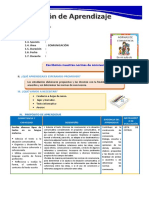 A1 SESION COM. Escribimos Nuestras Normas de Convivencia