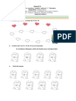 Ficha N° 2 MAT, Contar de 5 en 5 y 10 en 10