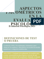 Unidad I. Conceptos Básicos de Psicometría. 2023.bea