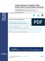 Photoelectron Spectra of Copper Oxide Cluster Anions From First Principles Methods