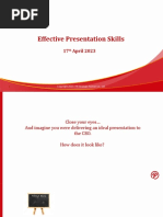 Effective Presentation Skills: 17 April 2023