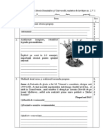 Evaluare Unitatea 3 Romanii Intre Medieval Si Modern