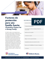 Factores de Protección para Una Familia Fuerte: (Protective Factors For A Strong Family)