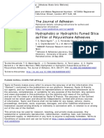 Hydrophobic or Hydrophilic Fumed Silica As Filler of PU Adhesive