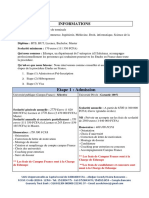 Informations Etudes 2022-2023