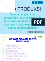 Semua Pengeluaran Perusahaan Untuk Memperoleh Faktor-Faktor Produksi Yang Akan Digunakan Untuk Menghasilkan Barang-Barang Produksi