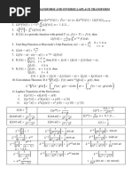 Laplace Transfoorm