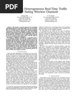 Scheduling Heterogeneous Real-Time Traffic Over Fading Wireless Channels