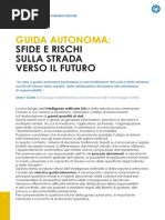 Guida Autonoma: Sfida e Rischi Sulla Strada Verso Il Futuro