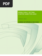 Nvidia Cuda C Getting Started Guide For Linux: Installation and Verification On Linux Systems