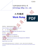 Work Rules: Career Technology (MFG.) Co., LTD