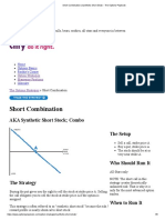 Short Combination - Synthetic Short Stock - The Options Playbook