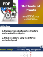 Session 5 - Methods of Proof (Michael B. Malvar)