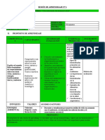 Sesion de Aprendizaje - 1 - 4°secundaria