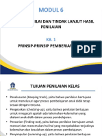 Evaluasi Pembelajaran Modul 6