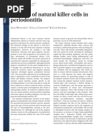 The Role of Natural Killer Cells in Periodontitis