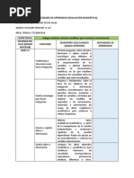 NECESIDADES DE APRENDIZAJE CyT