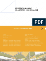 Análisis Arquitectónico de Mercados de Abastos Nacionales