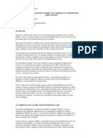 El Modelo de Gestión Por Resultados en Los Organismos de La Administración Pública Nacional