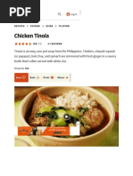 Chicken Tinola