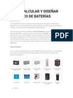 Cómo Calcular y Diseñar Un Banco de Baterías