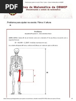 Problema para Ajudar Na Escola - Fêmur X Altura - Clubes de Matemática Da OBMEP