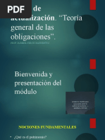 Módulo Obligaciones Introducción y Dos Clasificaciones - Genéricas y de Especie o Cuerpo Cierto - Con Pluralidad de Sujetos