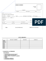 Formulario de Datos Personal