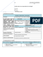 4° - Sesión - Leemos Un Afiche Sobre El Uso Responsable de La Tecnología - Comunicación