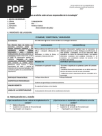 4° - Sesión - Leemos Un Afiche Sobre El Uso Responsable de La Tecnología - Comunicación