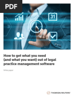 How To Get What You Need (And What You Want) Out of Legal Practice Management Software