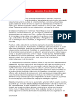 Ideas para Desarrollar Los Procesos de Redacción: Poseer. Después Se Evalúan Con Una Nota Numérica, y A Empezar de Nuevo