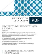 Recuento de Leucocitos