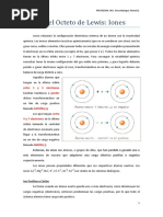 Teoría Del Octeto de Lewis. Iones