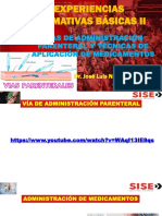 Experiencias Formativas Básicas Ii: Vías de Administración Parenteral Y Técnicas de Aplicación de Medicamentos